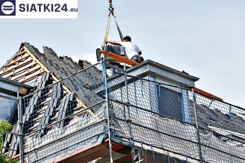 Siatki Hrubieszów - Siatka zabezpieczająca na rusztowania; siatki do zabezpieczenia balustrad i całego rusztowania dla terenów Hrubieszowa